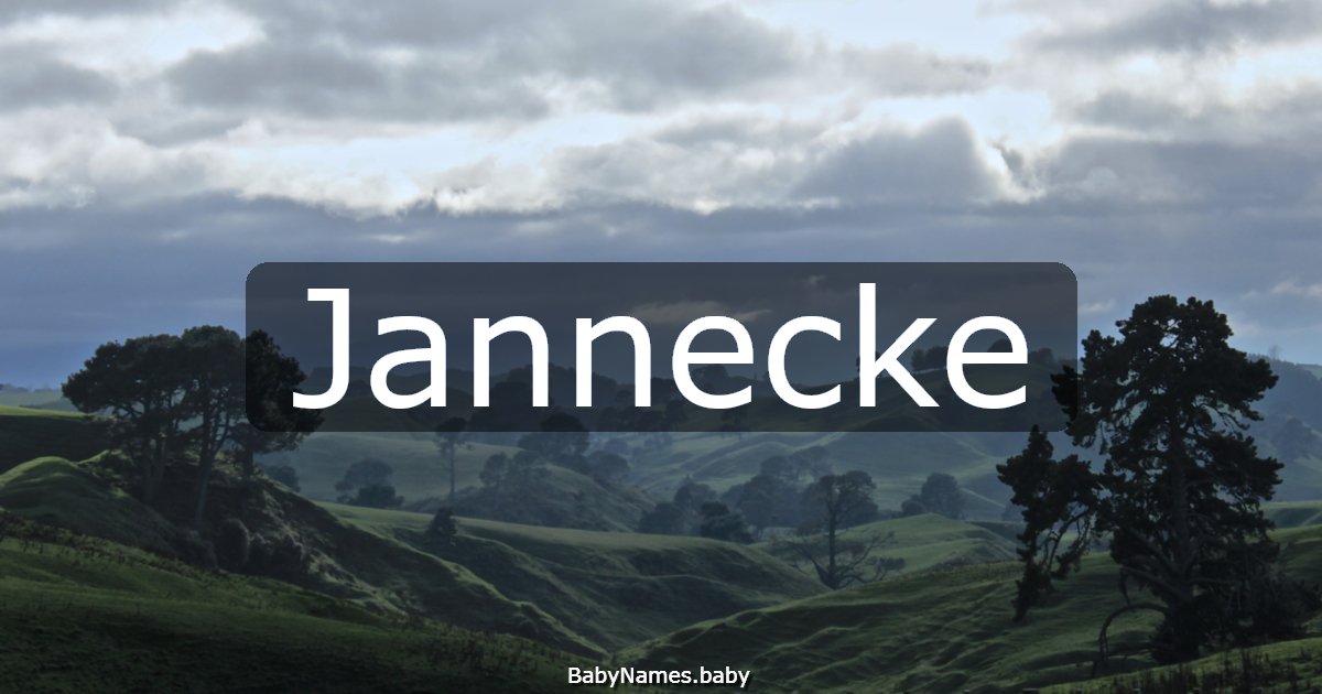 Jannecke