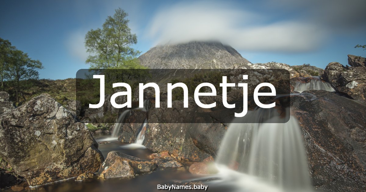 Jannetje