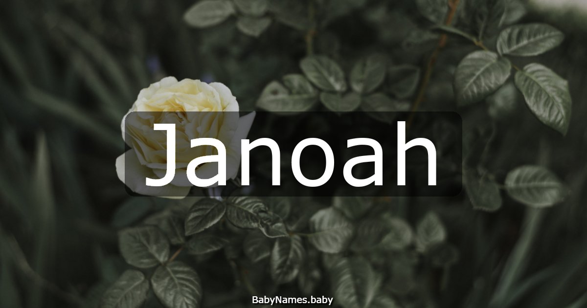 Janoah