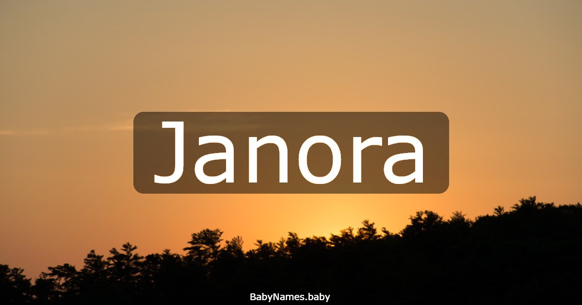 Janora