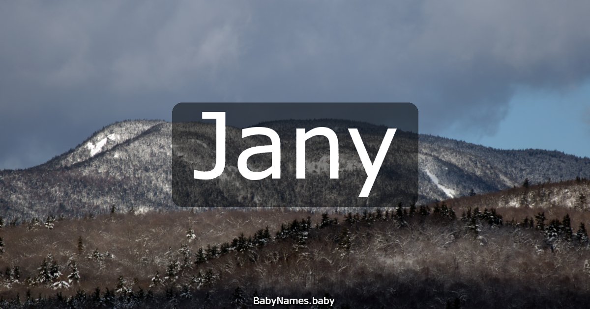 Jany
