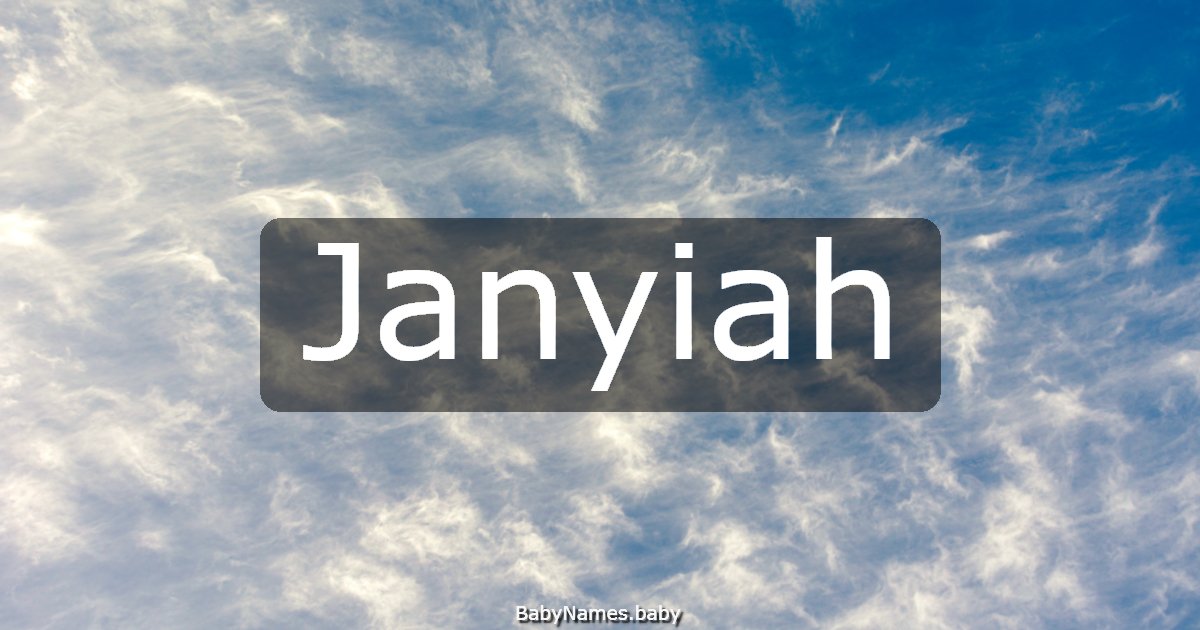 Janyiah