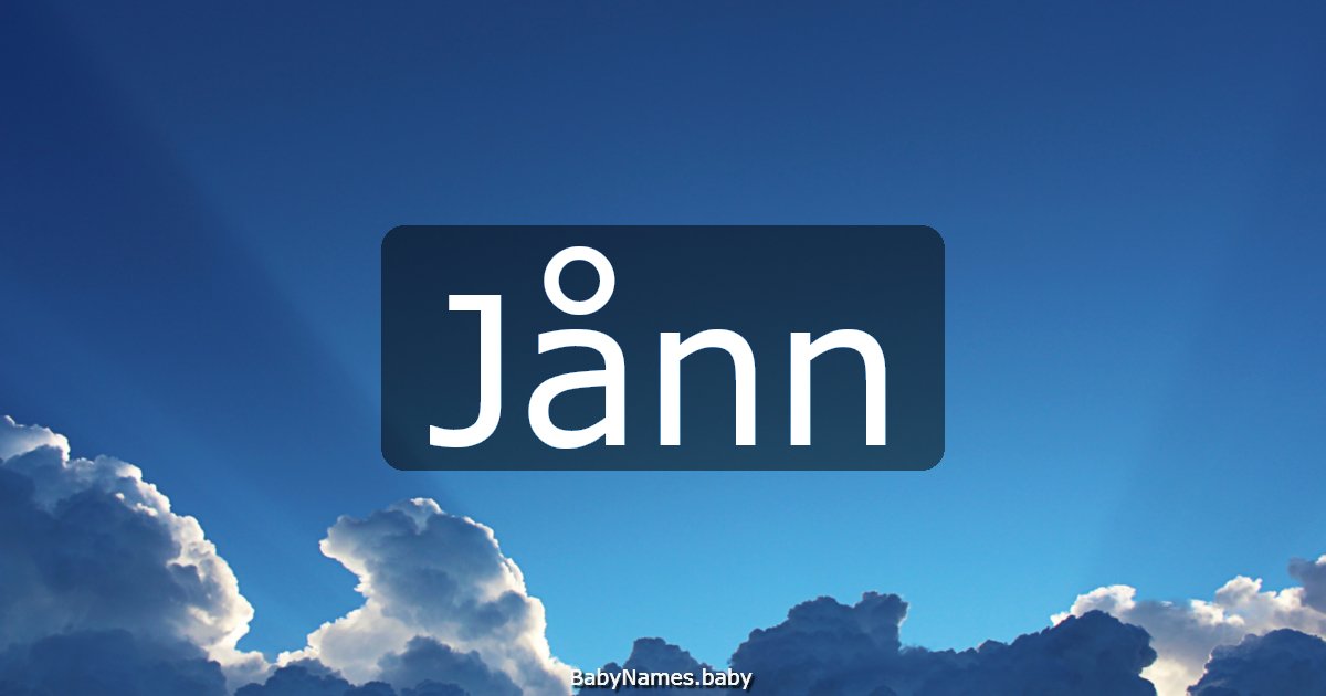 Jånn