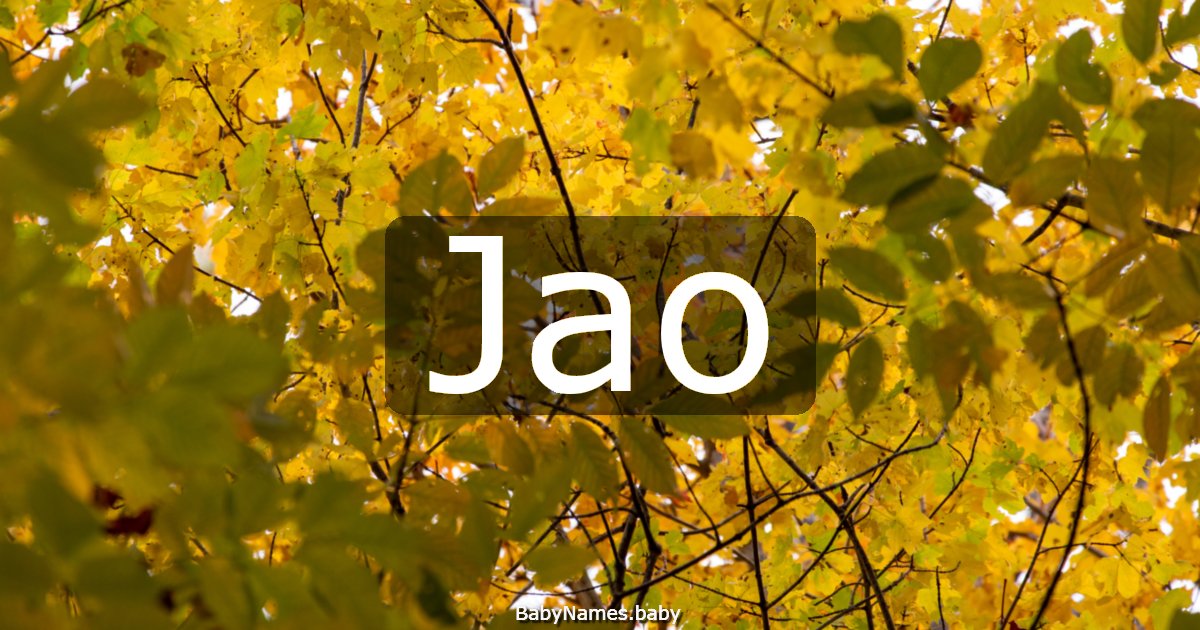 Jao