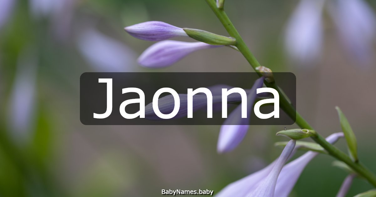 Jaonna