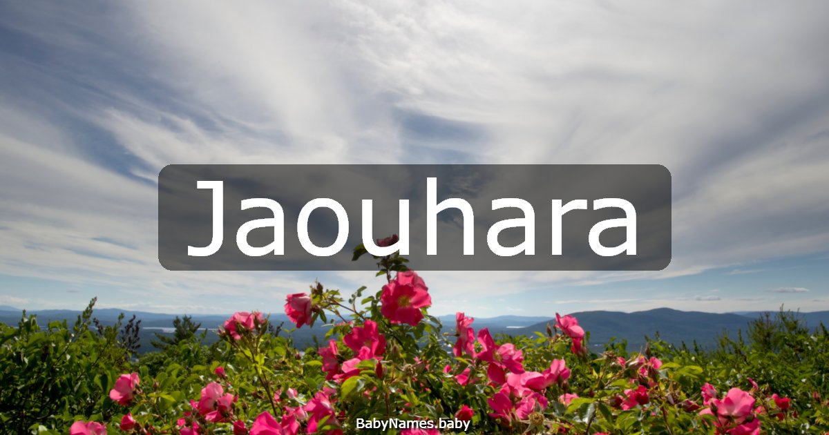 Jaouhara