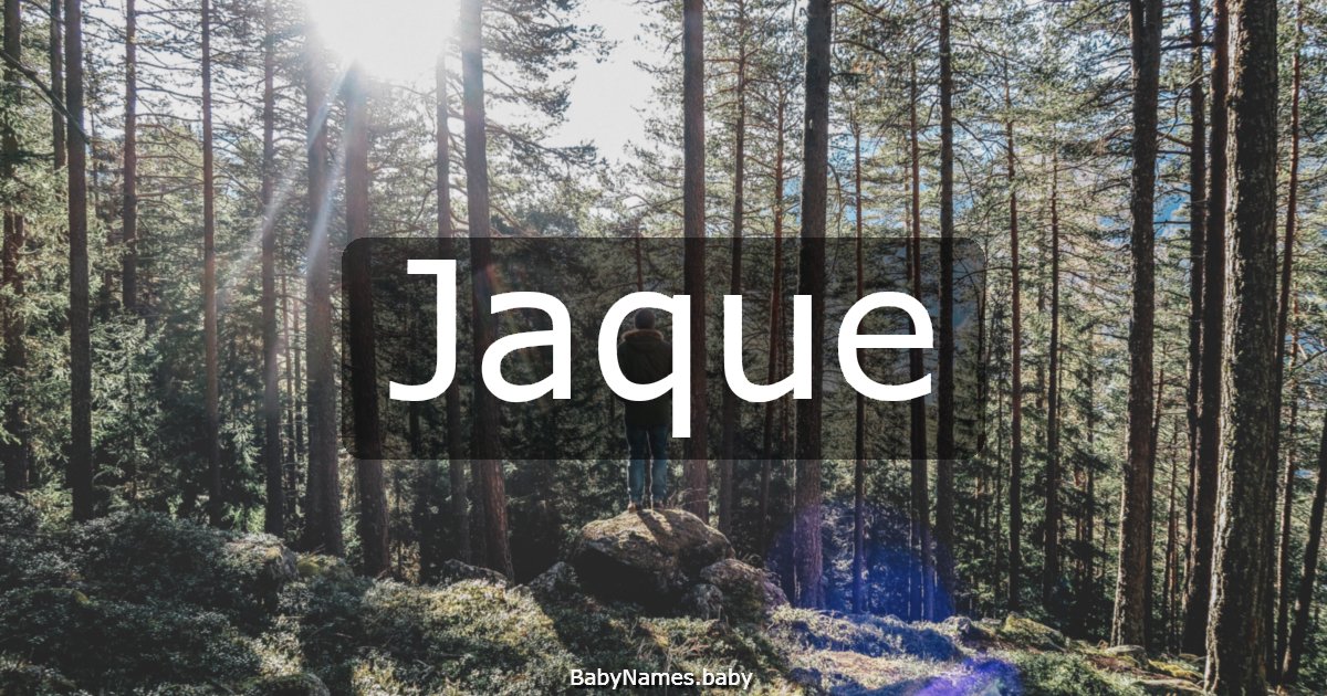 Jaque