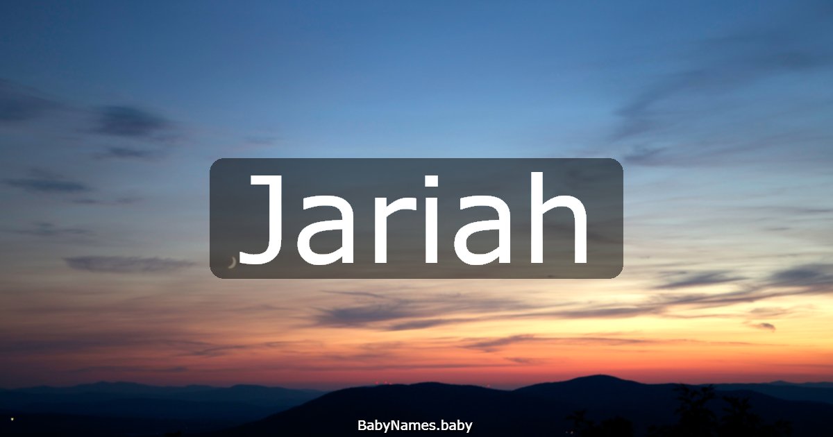 Jariah
