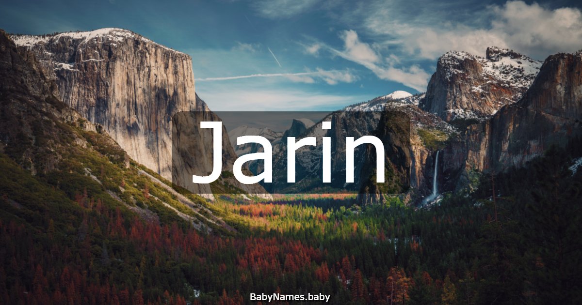 Jarin