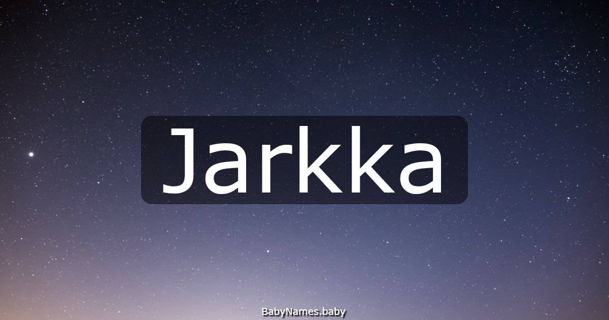 Jarkka