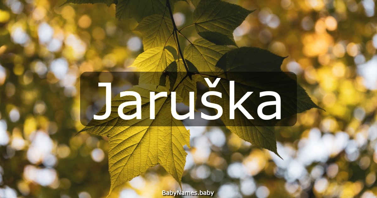 Jaruška