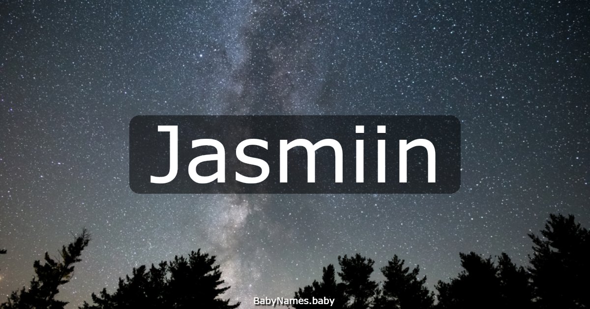 Jasmiin