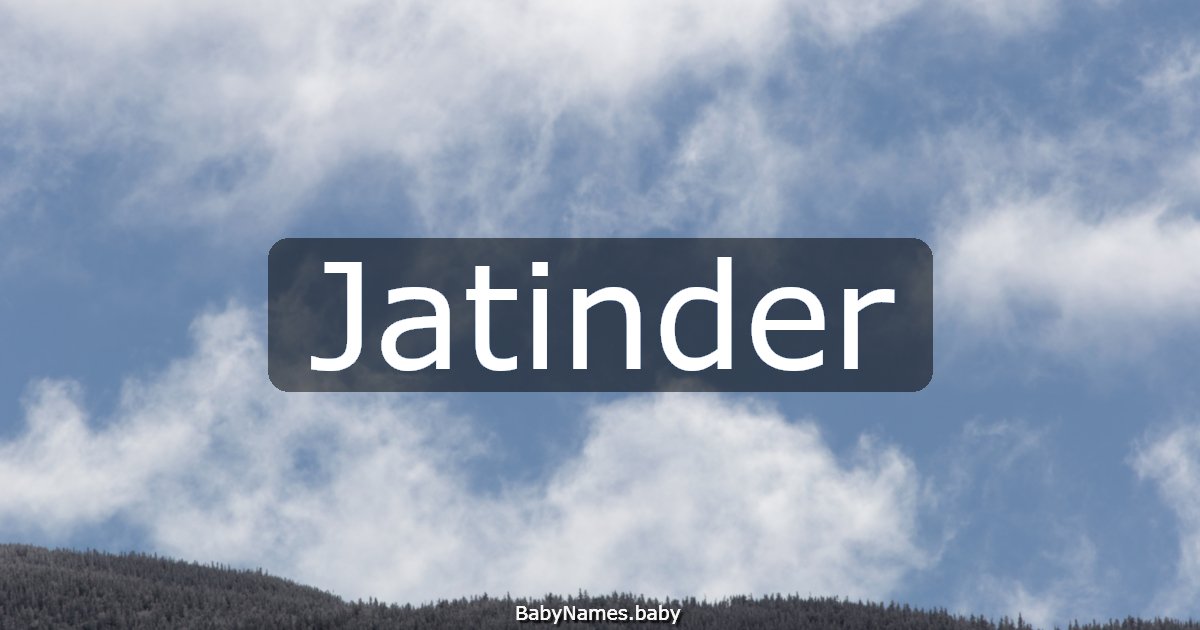 Jatinder