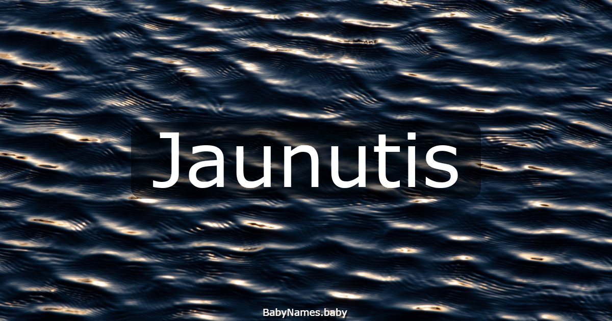 Jaunutis
