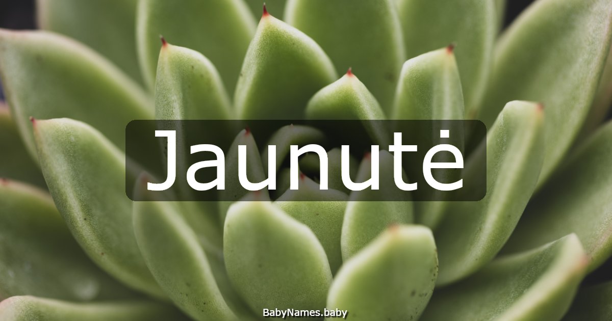 Jaunutė