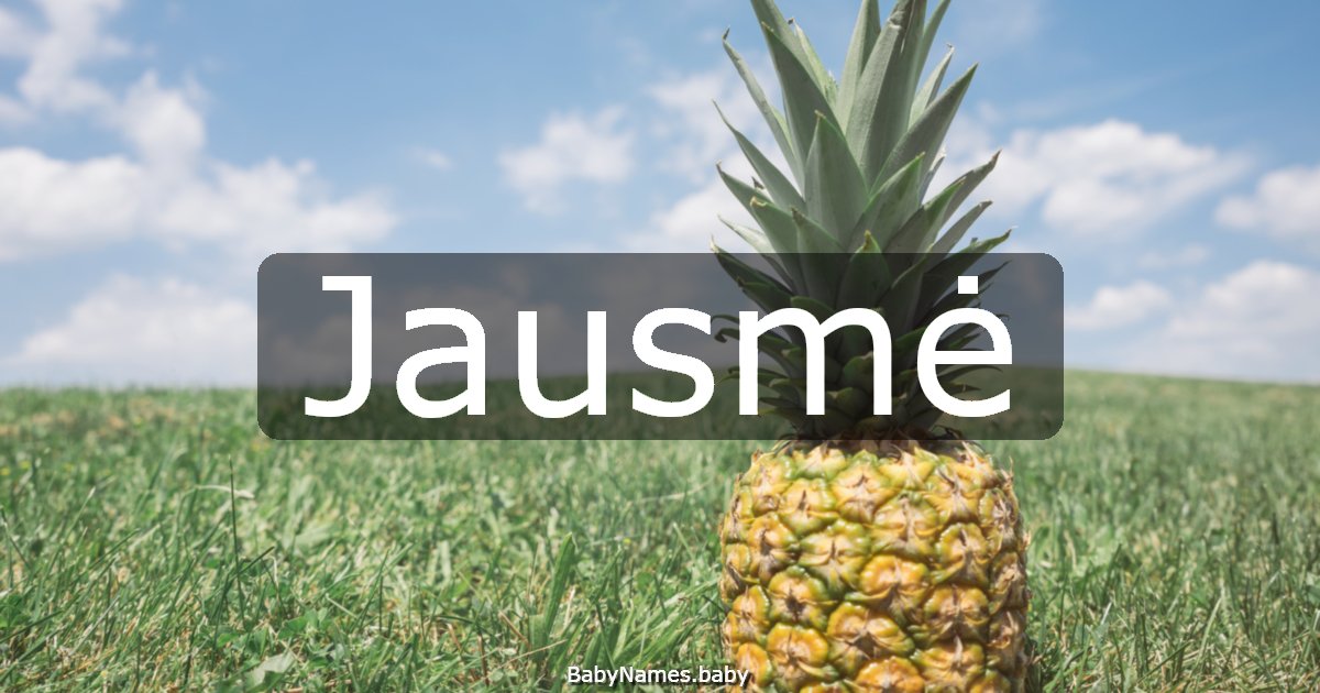 Jausmė