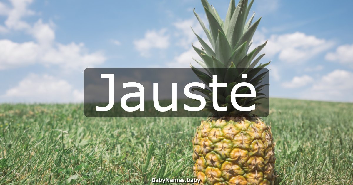 Jaustė