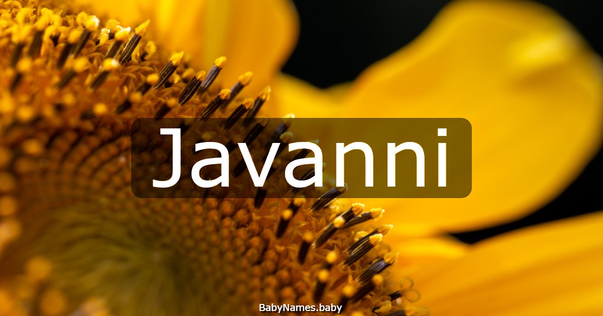 Javanni