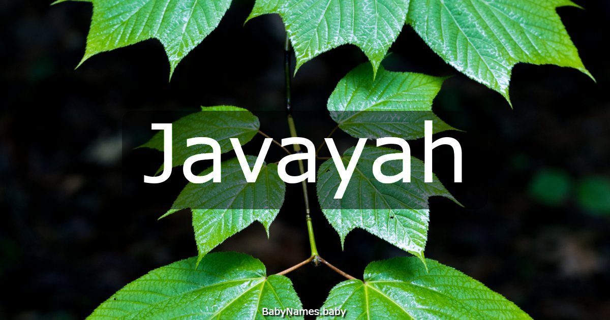 Javayah