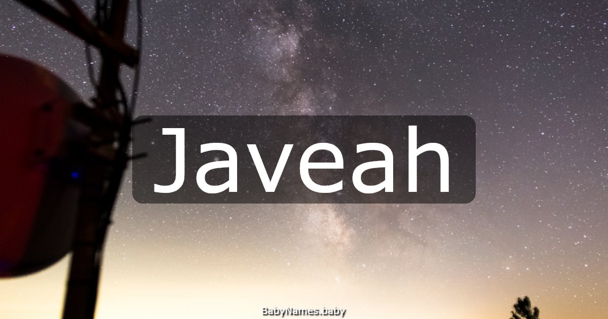 Javeah