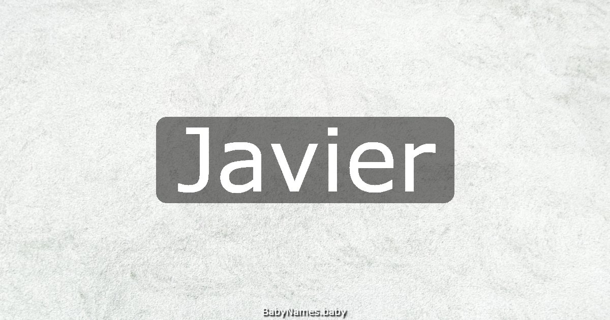 Javier