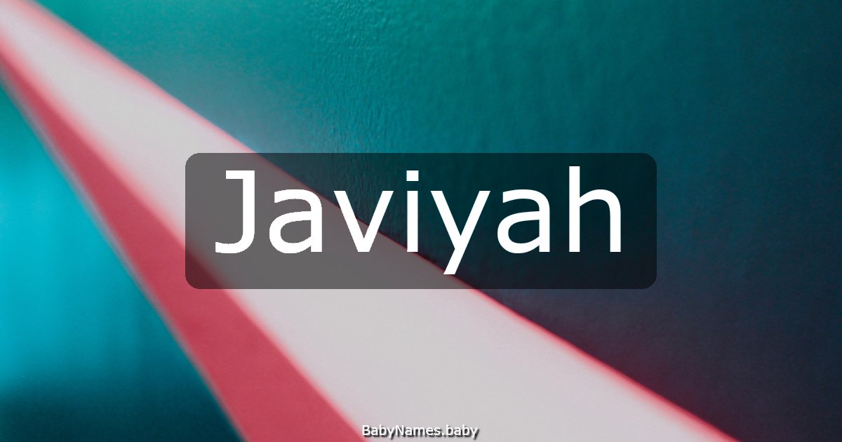 Javiyah