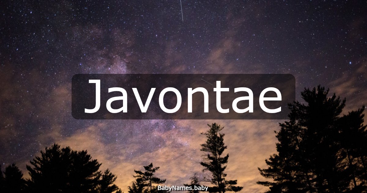 Javontae