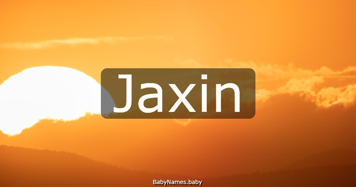 Jaxin
