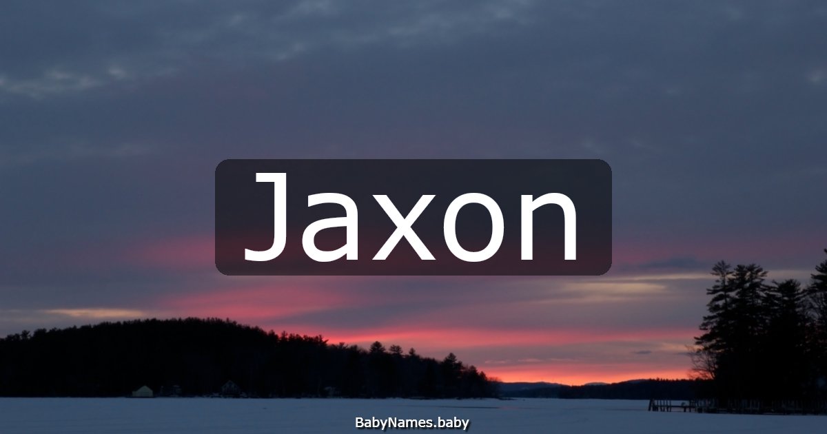 Jaxon