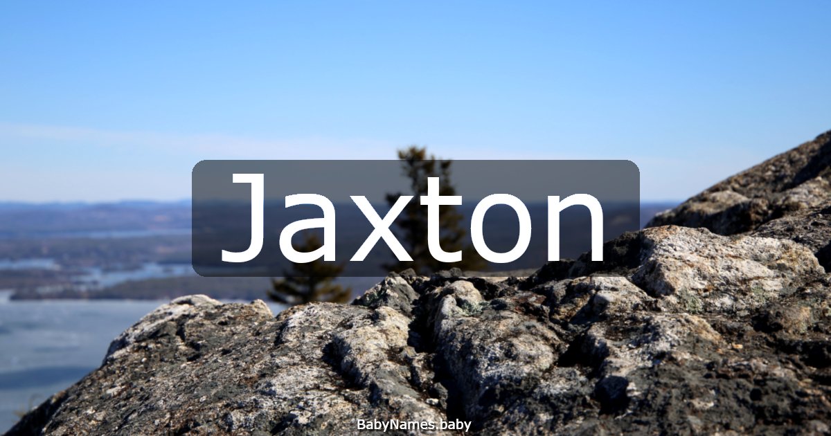 Jaxton