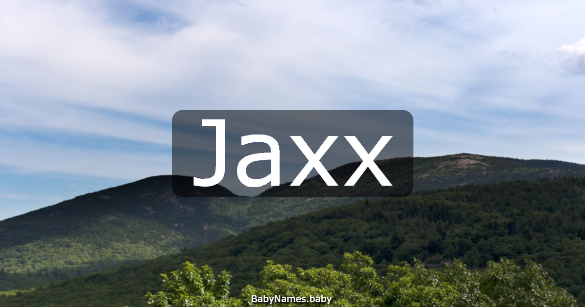 Jaxx