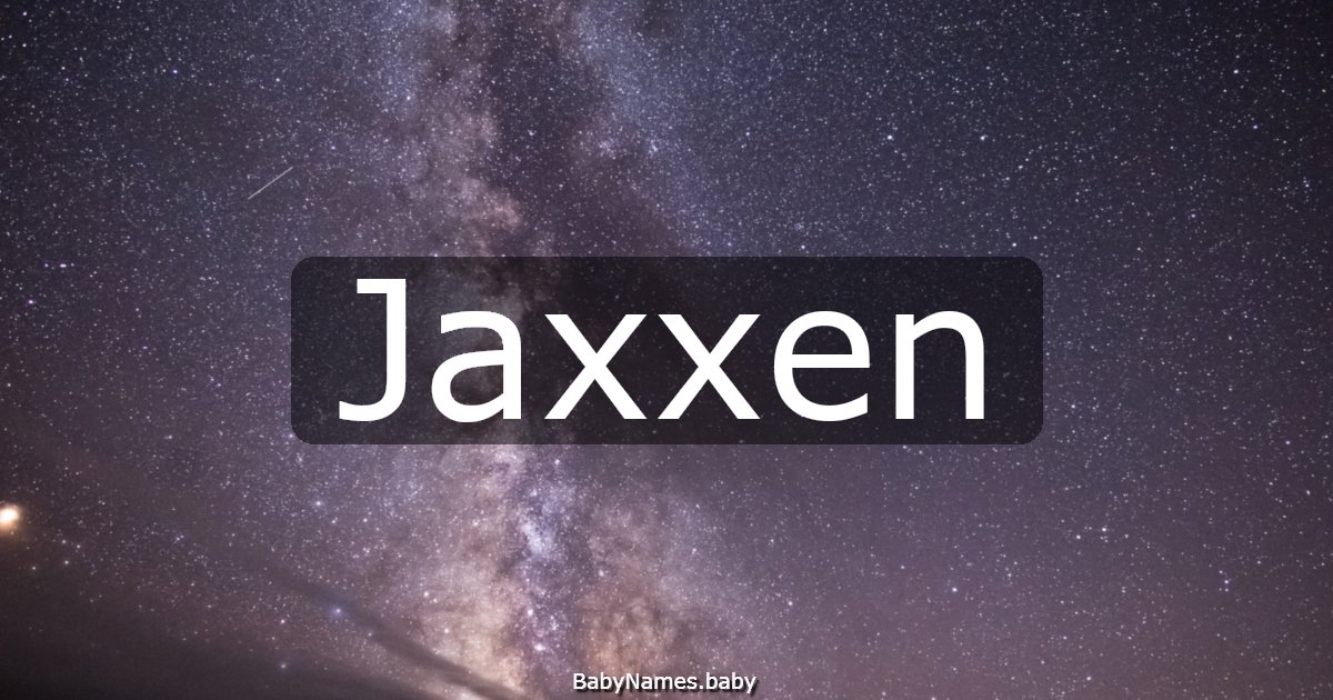 Jaxxen
