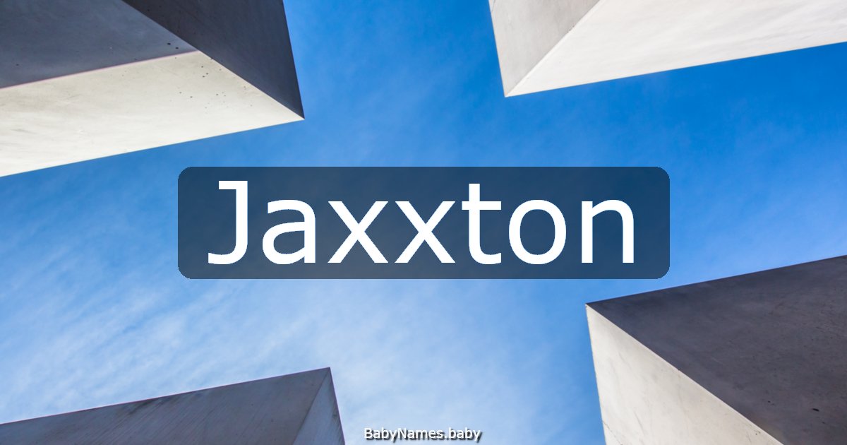 Jaxxton