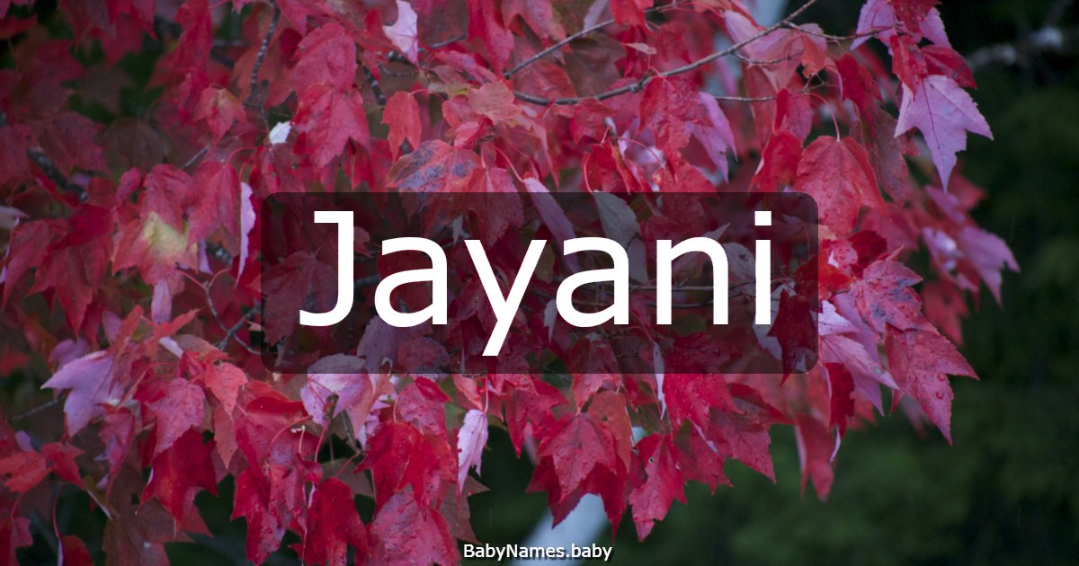 Jayani