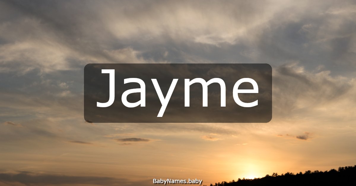 Jayme