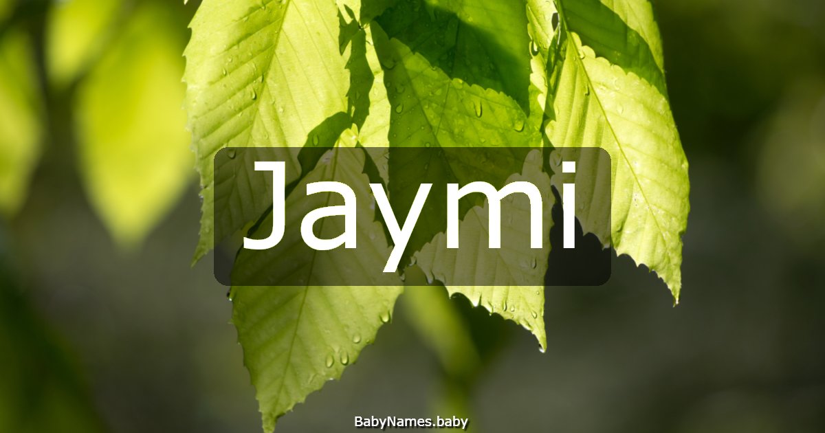 Jaymi