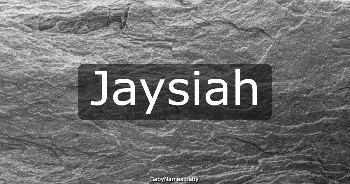 Jaysiah