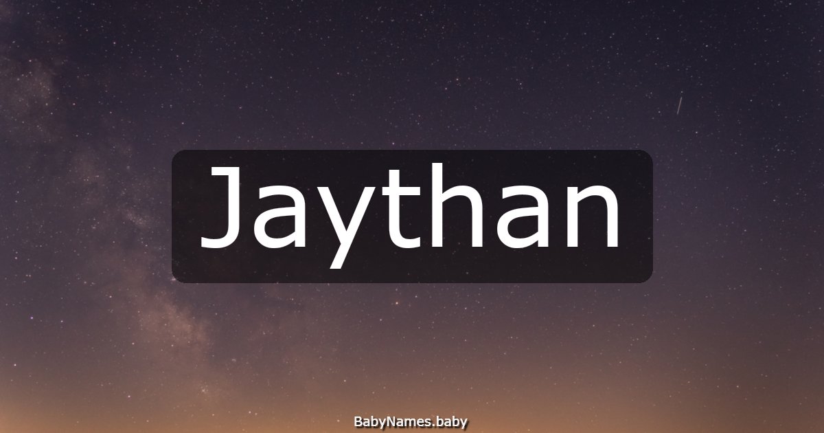 Jaythan
