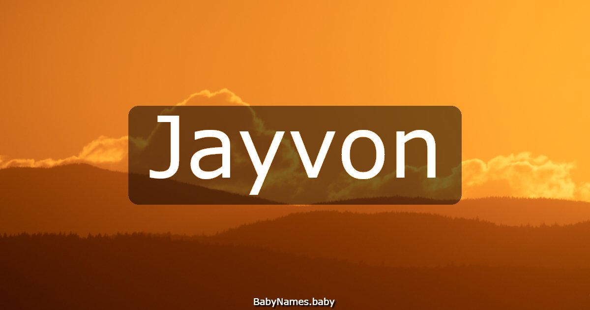 Jayvon