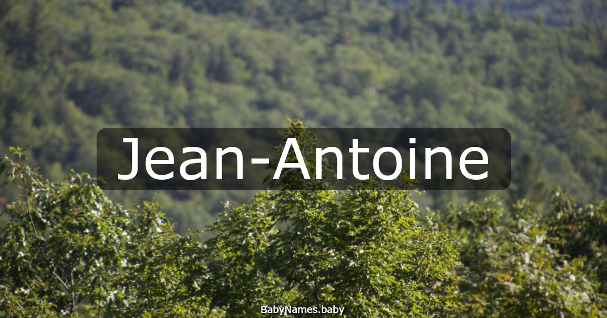Jean-Antoine