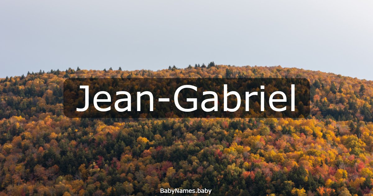 Jean-Gabriel