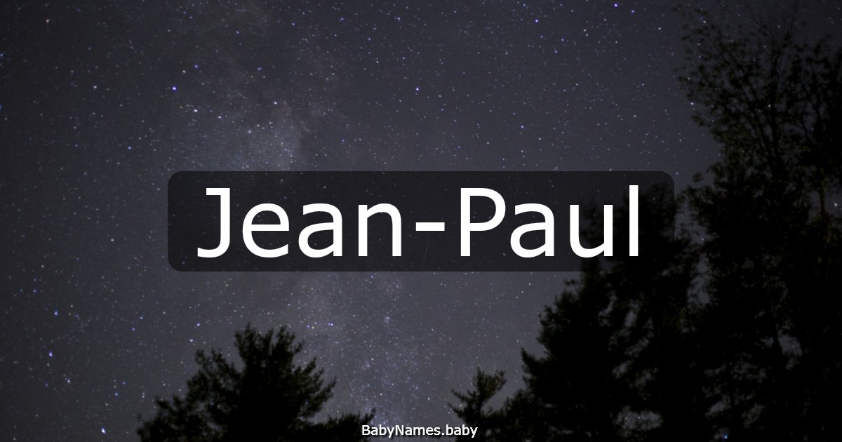 Jean-Paul