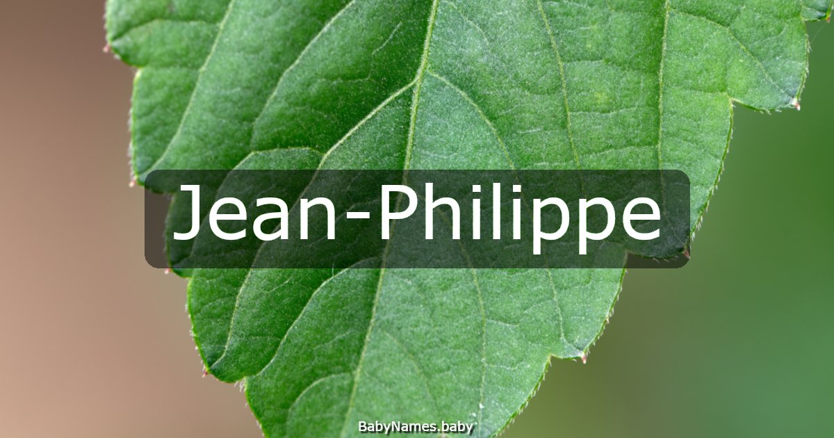 Jean-Philippe