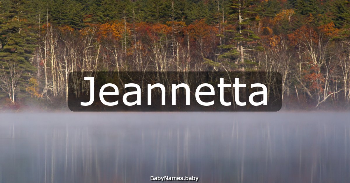 Jeannetta