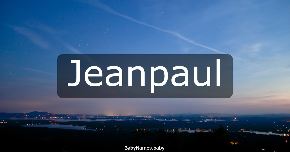 Jeanpaul