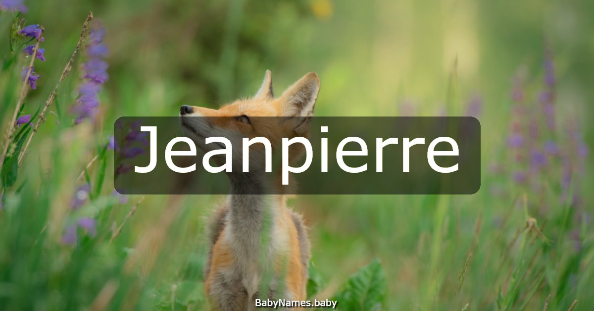 Jeanpierre