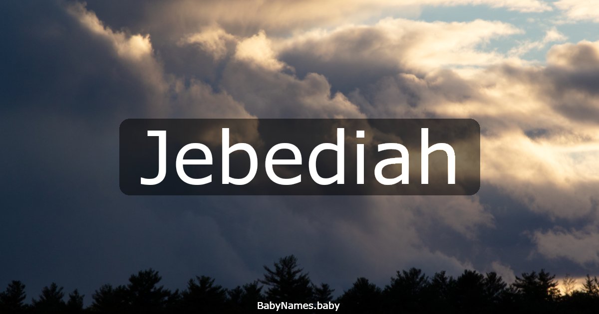 Jebediah