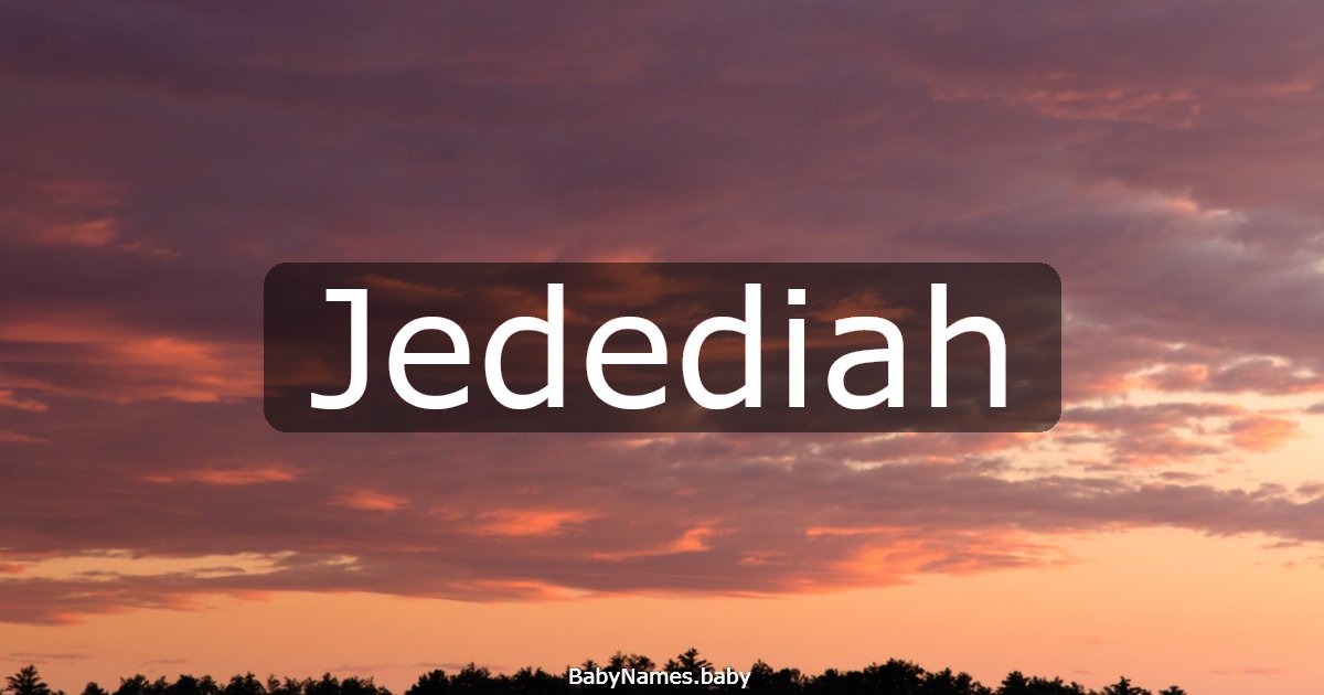 Jedediah
