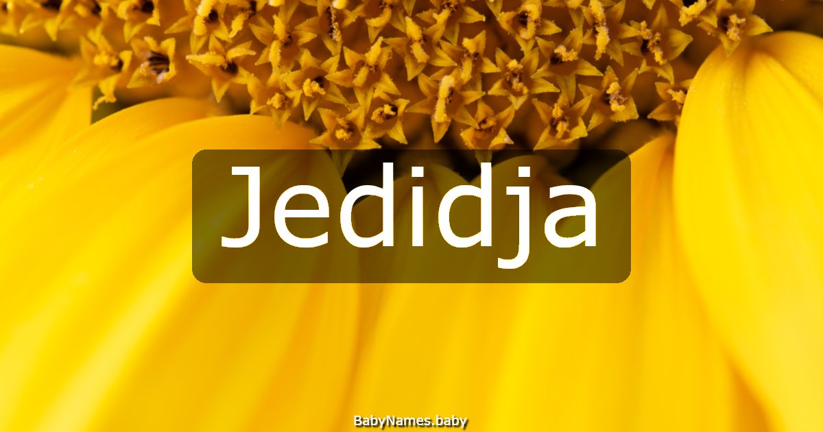 Jedidja