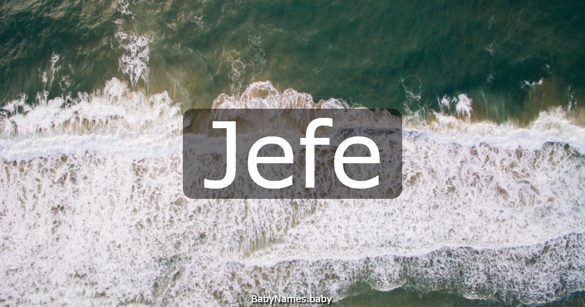 Jefe